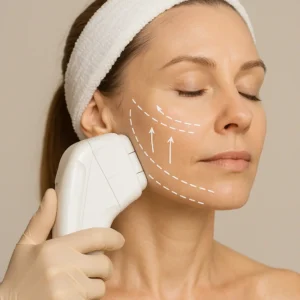 Woman having HI-FU to reduce wrinkles call LA LIPO Chipping Norton Now!