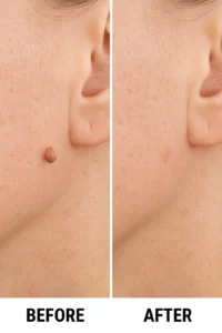Skin tags removal Chipping Norton before and after