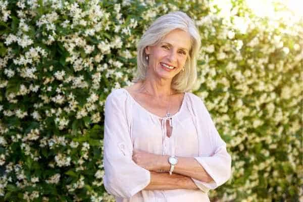Older woman happy with urinary incontinence treatment Chipping Norton