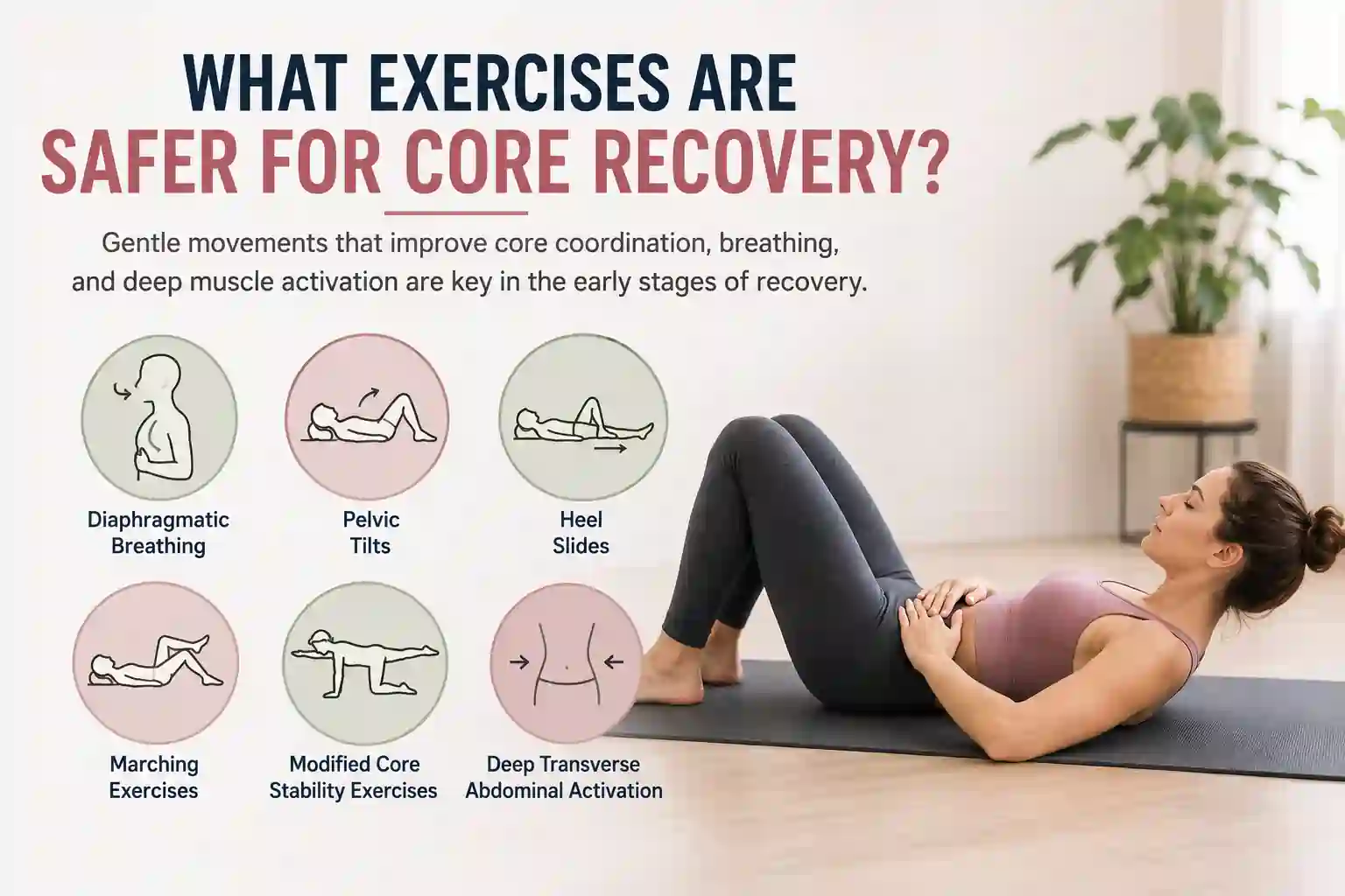 Which exercises may help diastasis recti Chipping Norton?